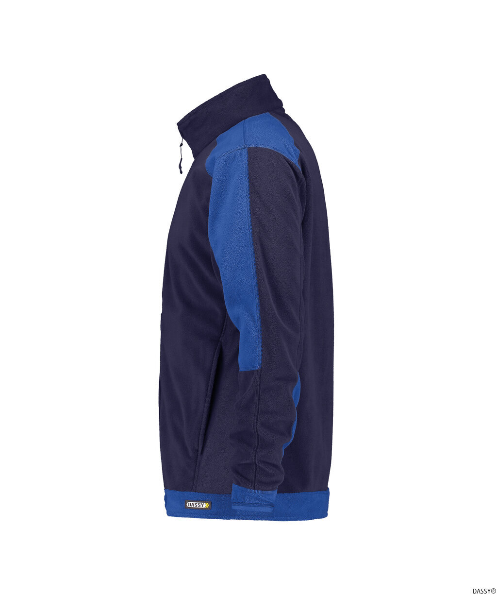 DASSY-Kälteschutz, Fleecejacke KAZAN, dunkelblau/kornblau