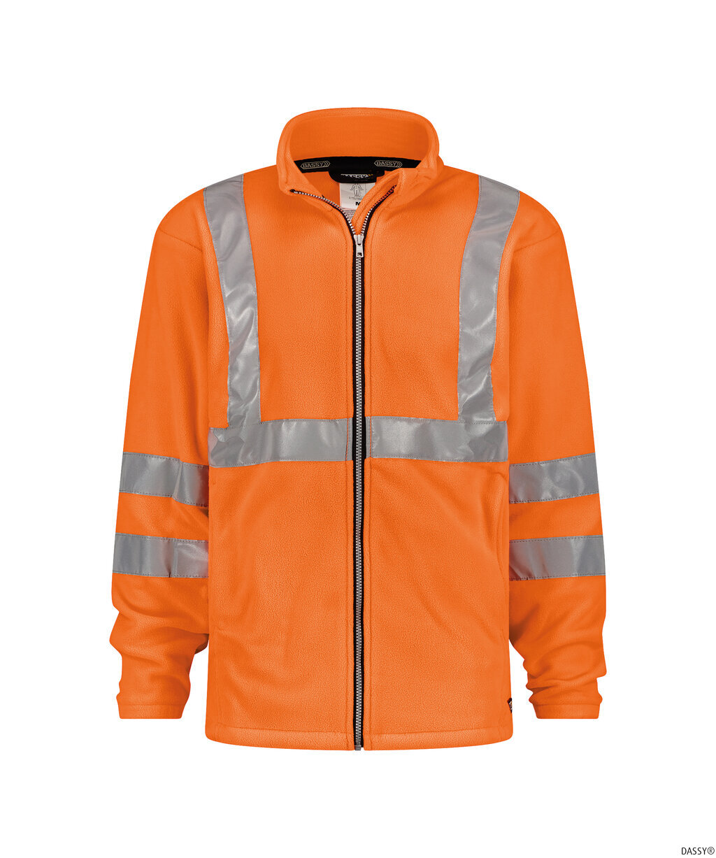 DASSY-Warnschutz, Warn-Fleecejacke KALUGA , orange