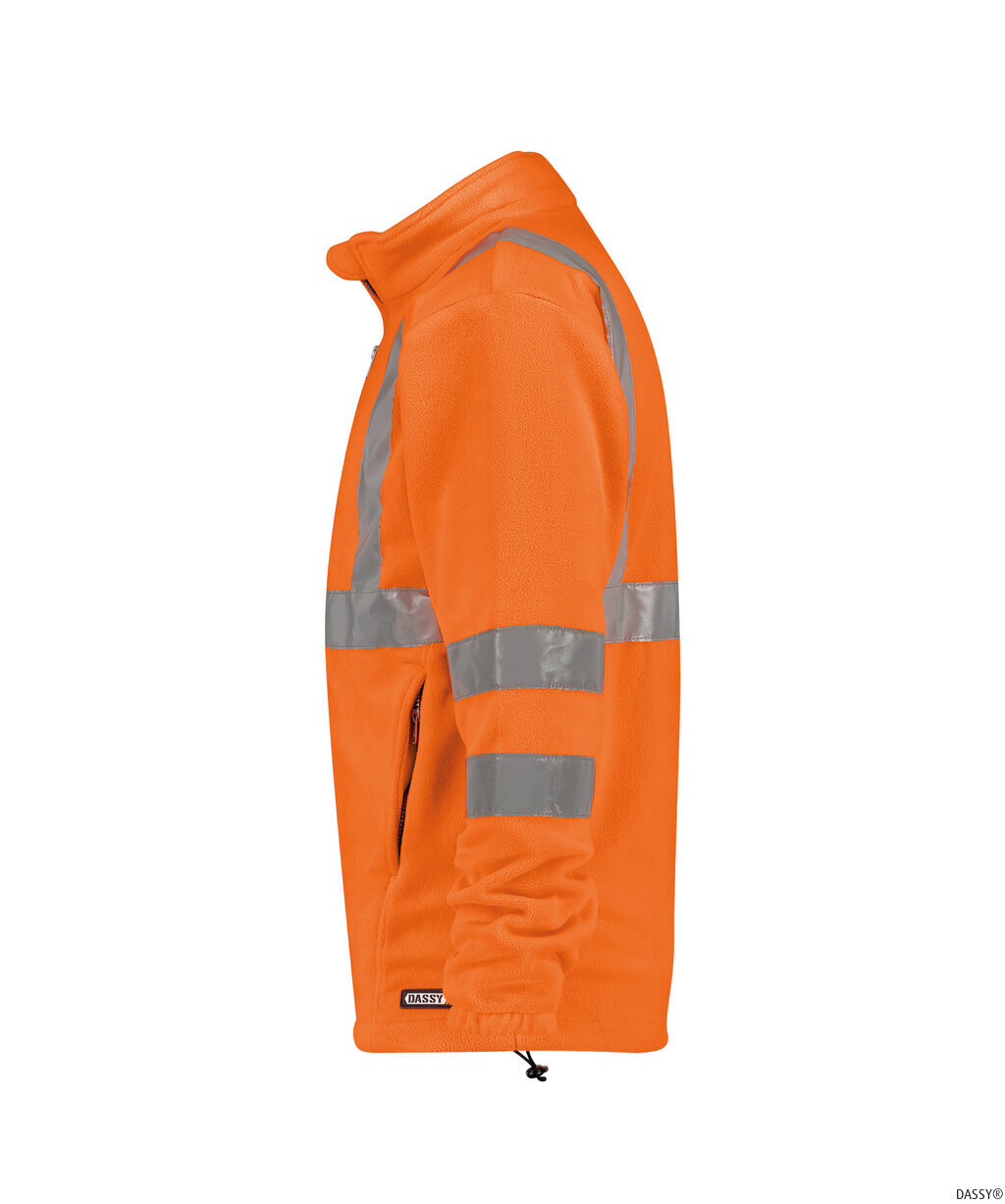 DASSY-Warnschutz, Warn-Fleecejacke KALUGA , orange