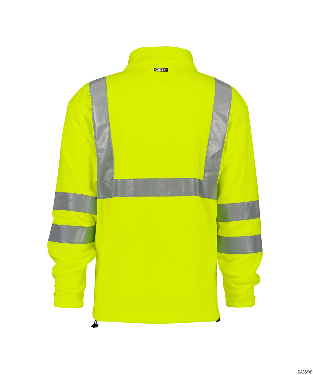 DASSY-Warnschutz, Warn-Fleecejacke KALUGA , gelb