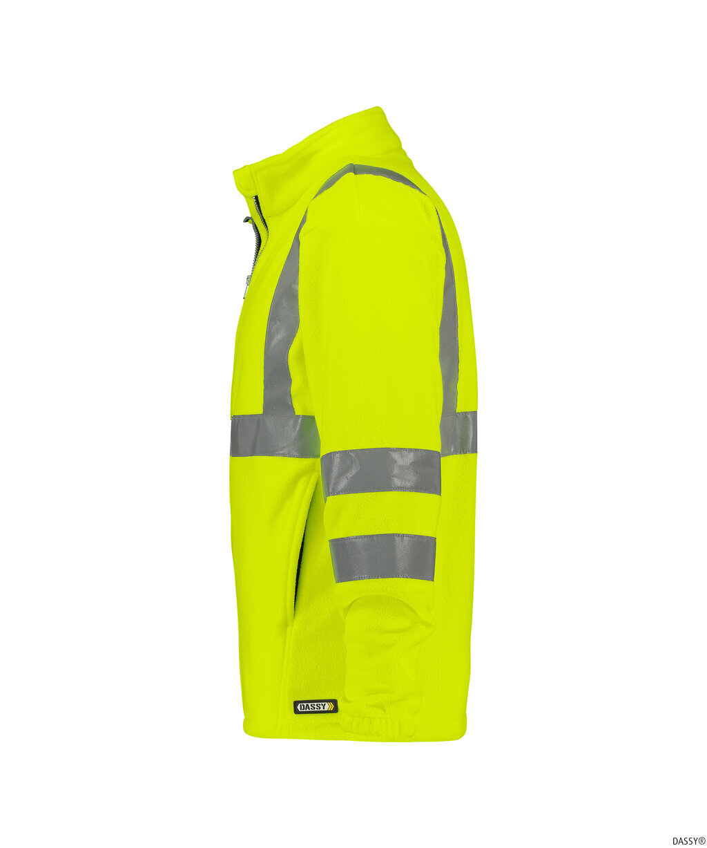 DASSY-Warnschutz, Warn-Fleecejacke KALUGA , gelb