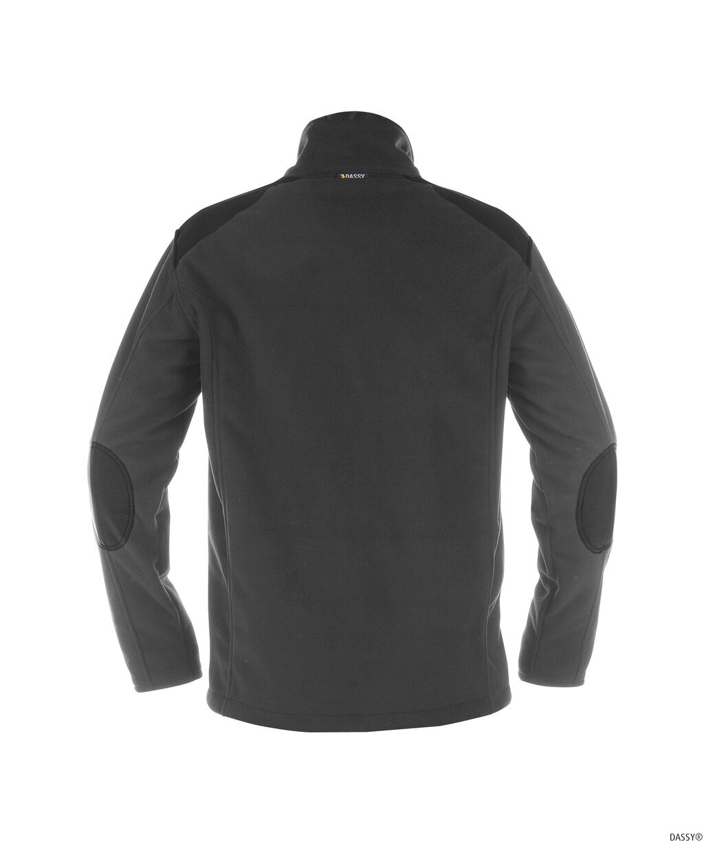 DASSY-Kälteschutz, Fleecejacke CROFT,  grau/schwarz