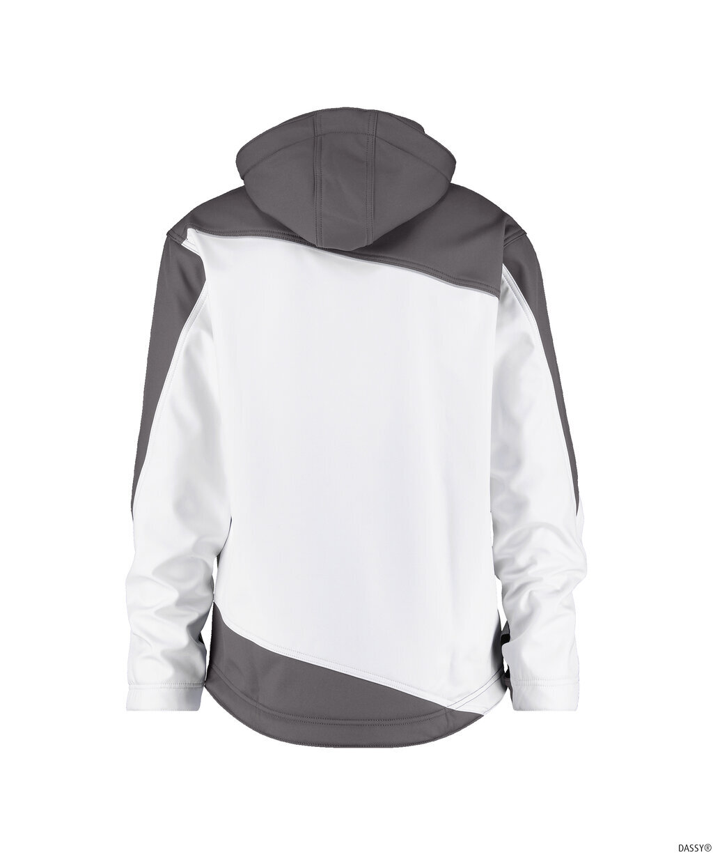 DASSY-Kälteschutz, Softshell-Jacke JAKARTA , weiß/grau