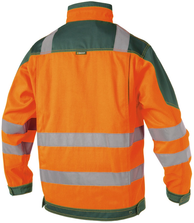 DASSY-Warnschutz, Warn-Arbeitsjacke ORLANDO, orange/grün
