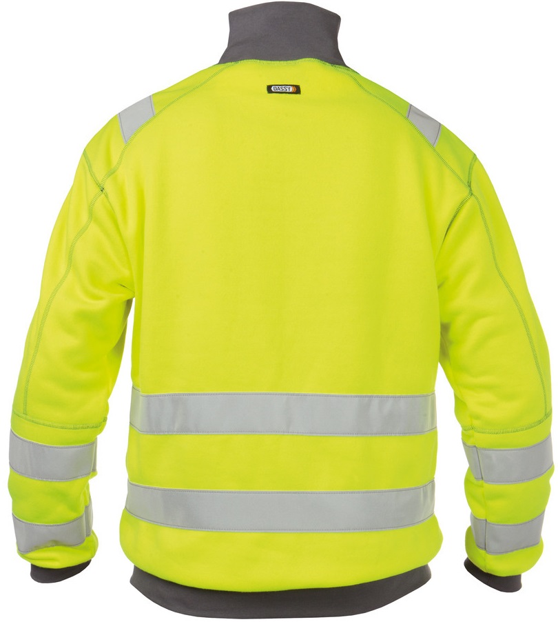 DASSY-Warnschutz, Warn-Sweater DENVER , gelb/grau