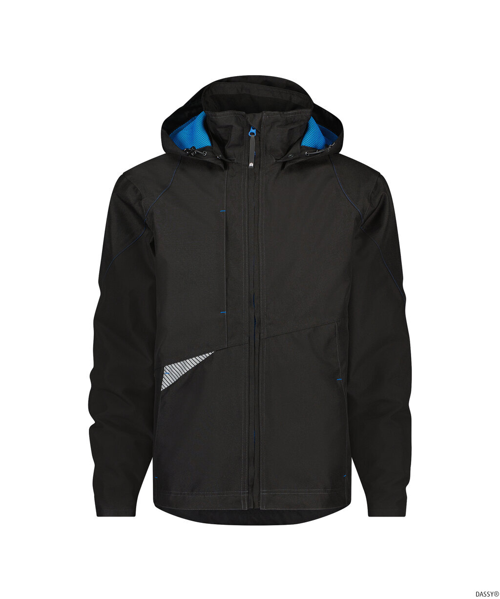 DASSY-Nässeschutz, Regenschutz, Regenjacke HYPER,  schwarz
