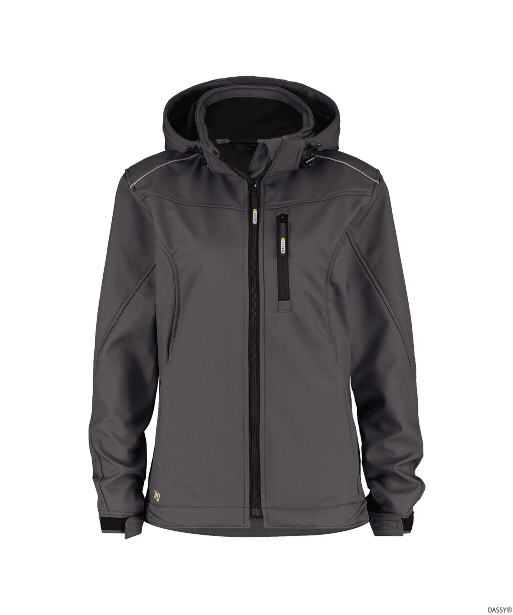 DASSY-Kälteschutz, Softshell-Jacke Women TAVIRA , grau