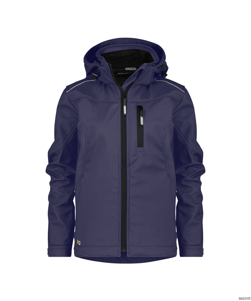 DASSY-Kälteschutz, Softshell-Jacke Women TAVIRA , dunkelblau