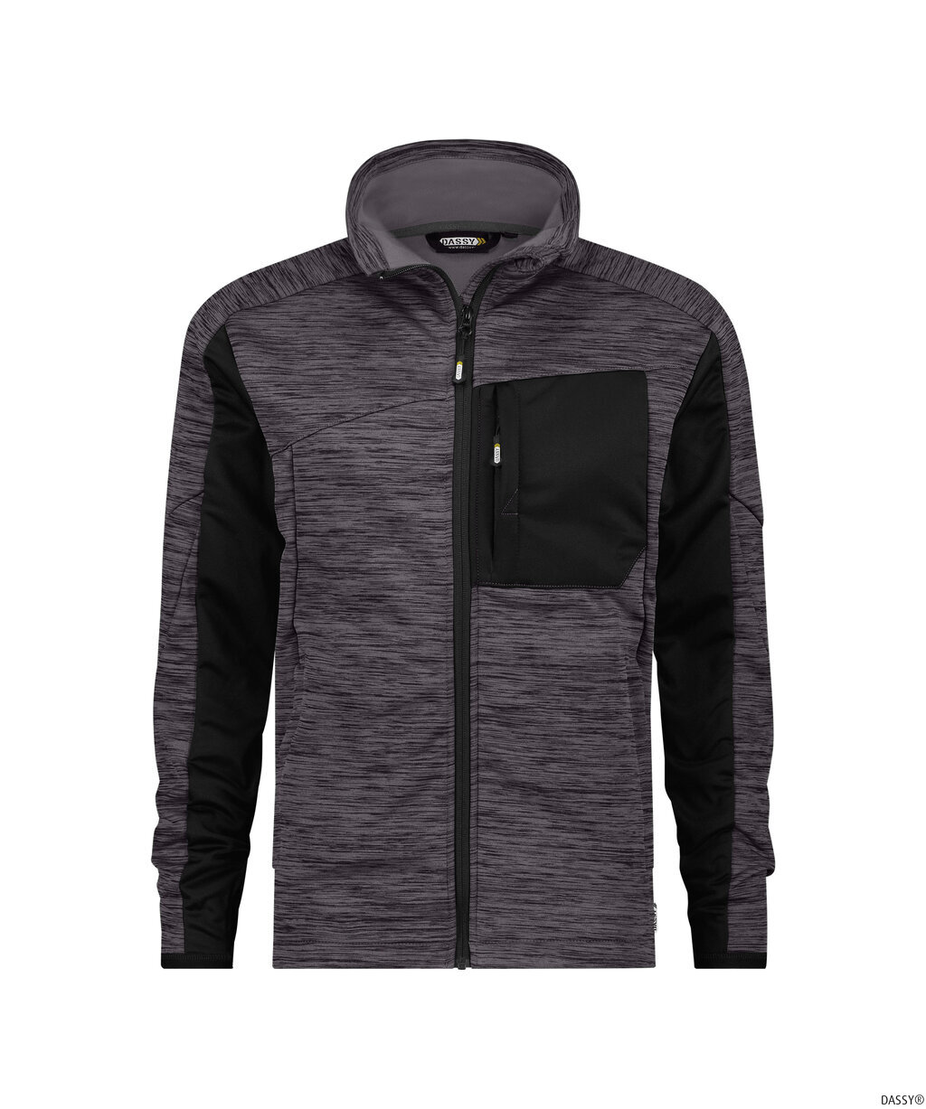 DASSY-Kälteschutz, Fleecejacke Convex, grau/schwarz