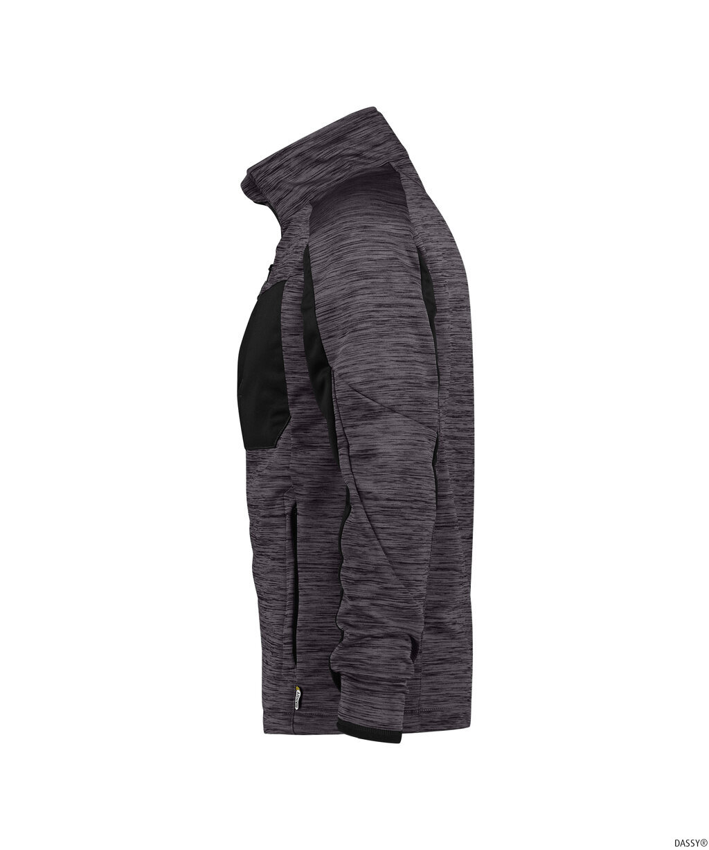 DASSY-Kälteschutz, Fleecejacke Convex, grau/schwarz