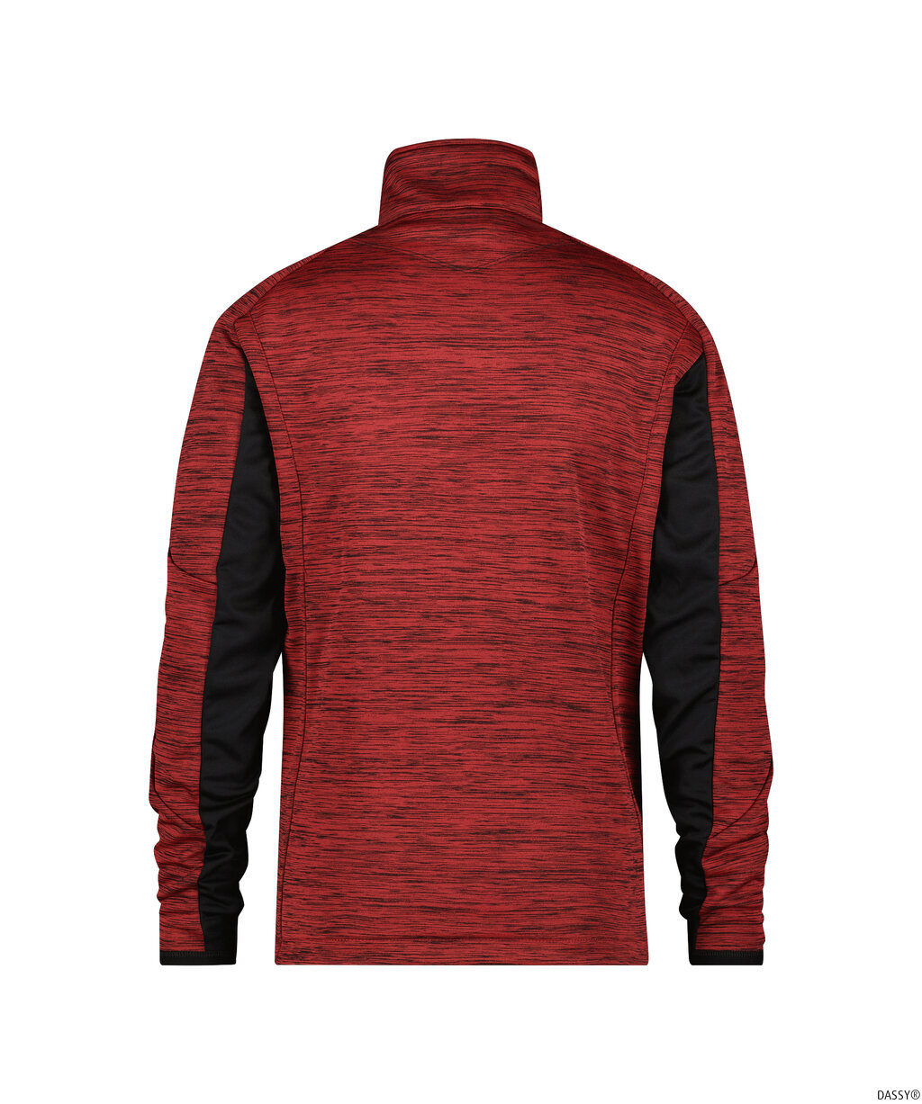 DASSY-Kälteschutz, Fleecejacke Convex, rot/schwarz