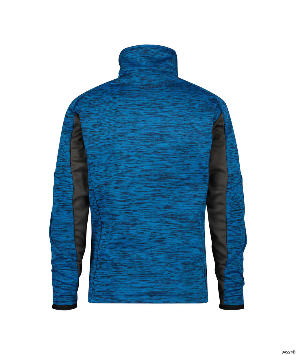 DASSY-Kälteschutz, Fleecejacke Convex, azurblau/grau