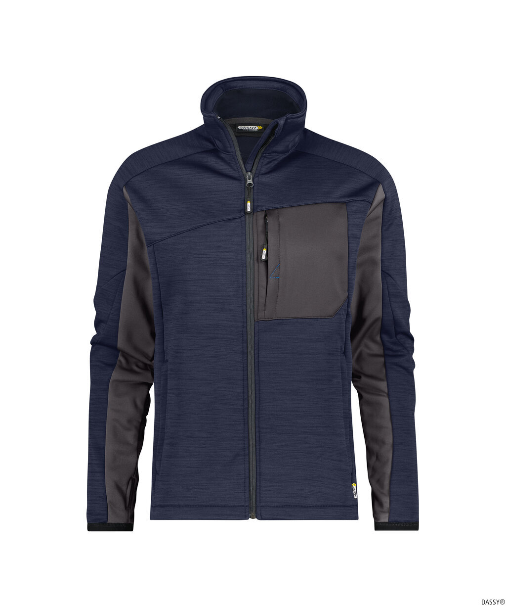 DASSY-Kälteschutz, Fleecejacke Convex, blau/grau