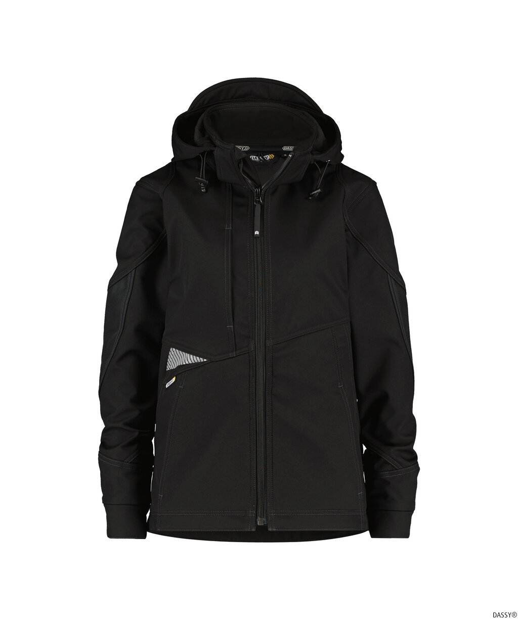 DASSY-Kälteschutz, Damen-Softshell-Jacke GRAVITY, schwarz