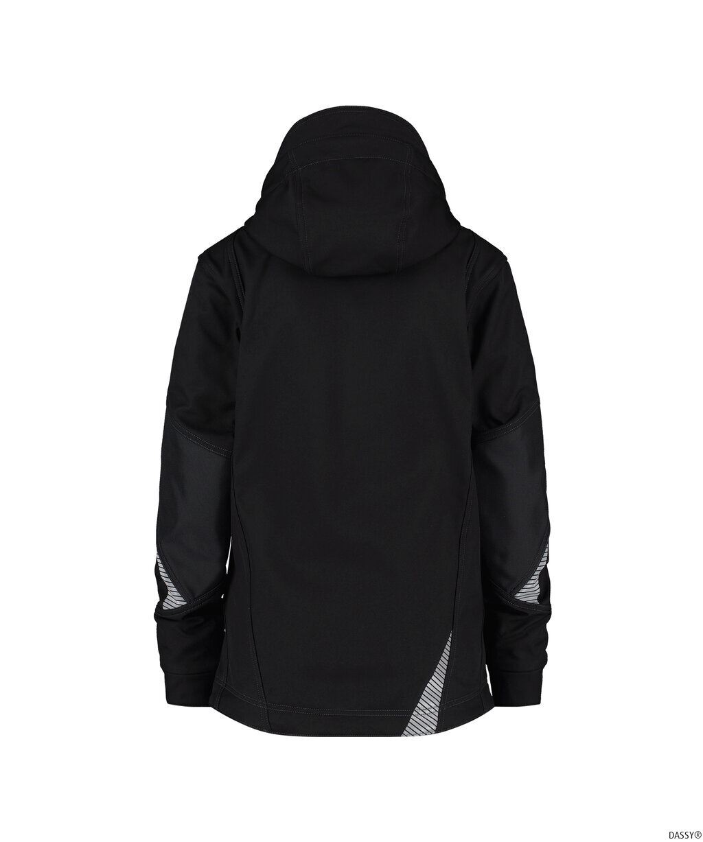 DASSY-Kälteschutz, Damen-Softshell-Jacke GRAVITY, schwarz