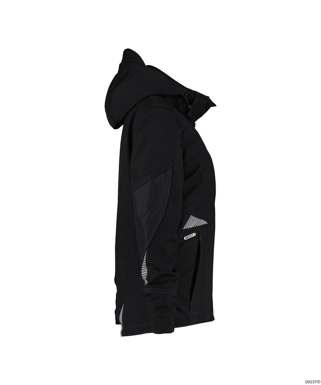 DASSY-Kälteschutz, Damen-Softshell-Jacke GRAVITY, schwarz