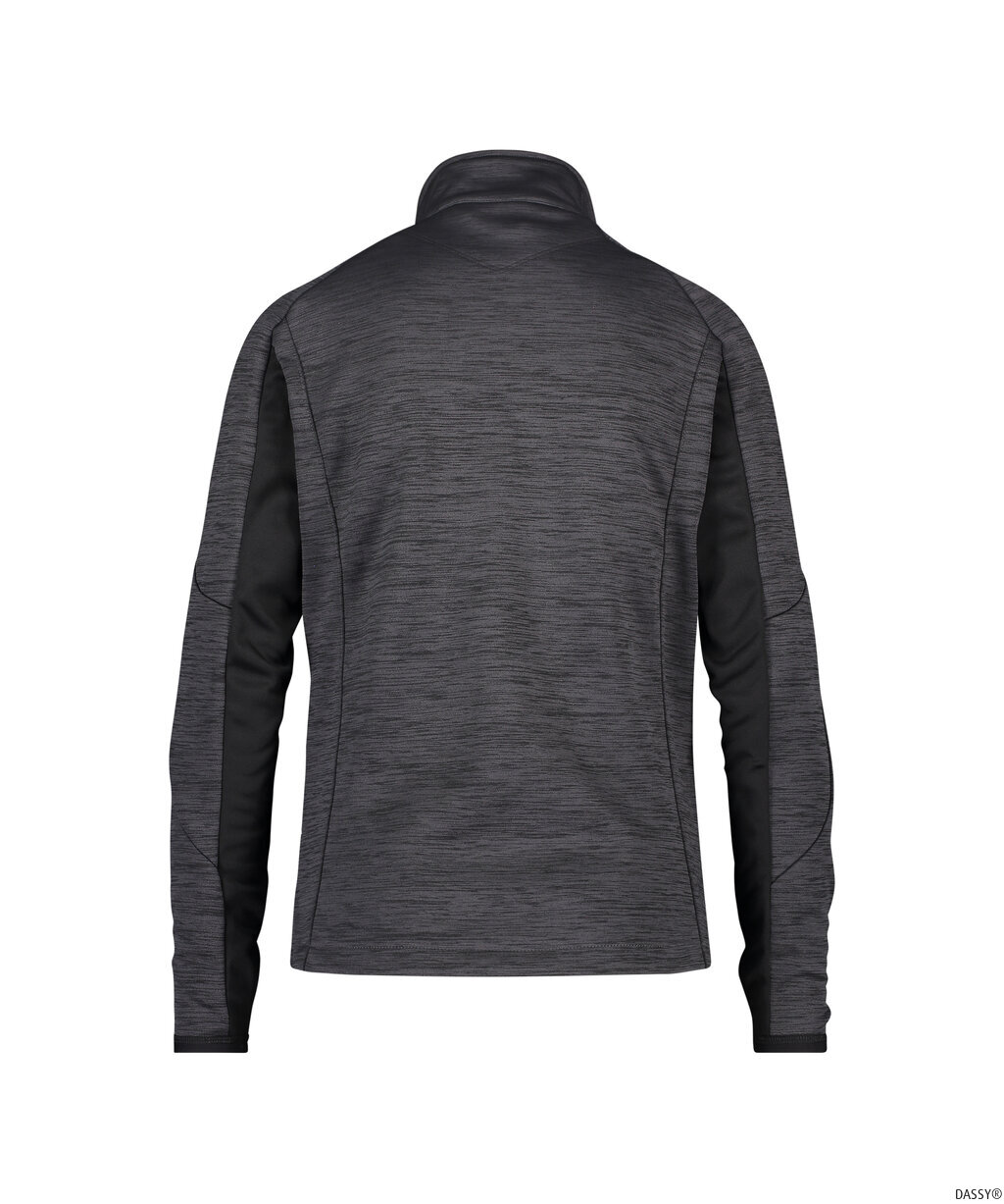 DASSY-Kälteschutz, Damen-Fleecejacke CONVEX, grau/schwarz