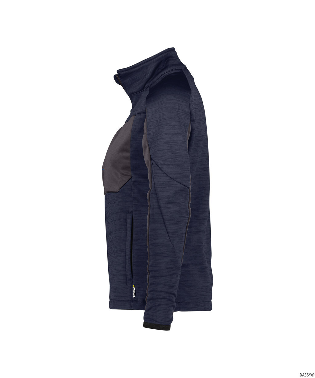 DASSY-Kälteschutz, Damen-Fleecejacke CONVEX, blau/grau
