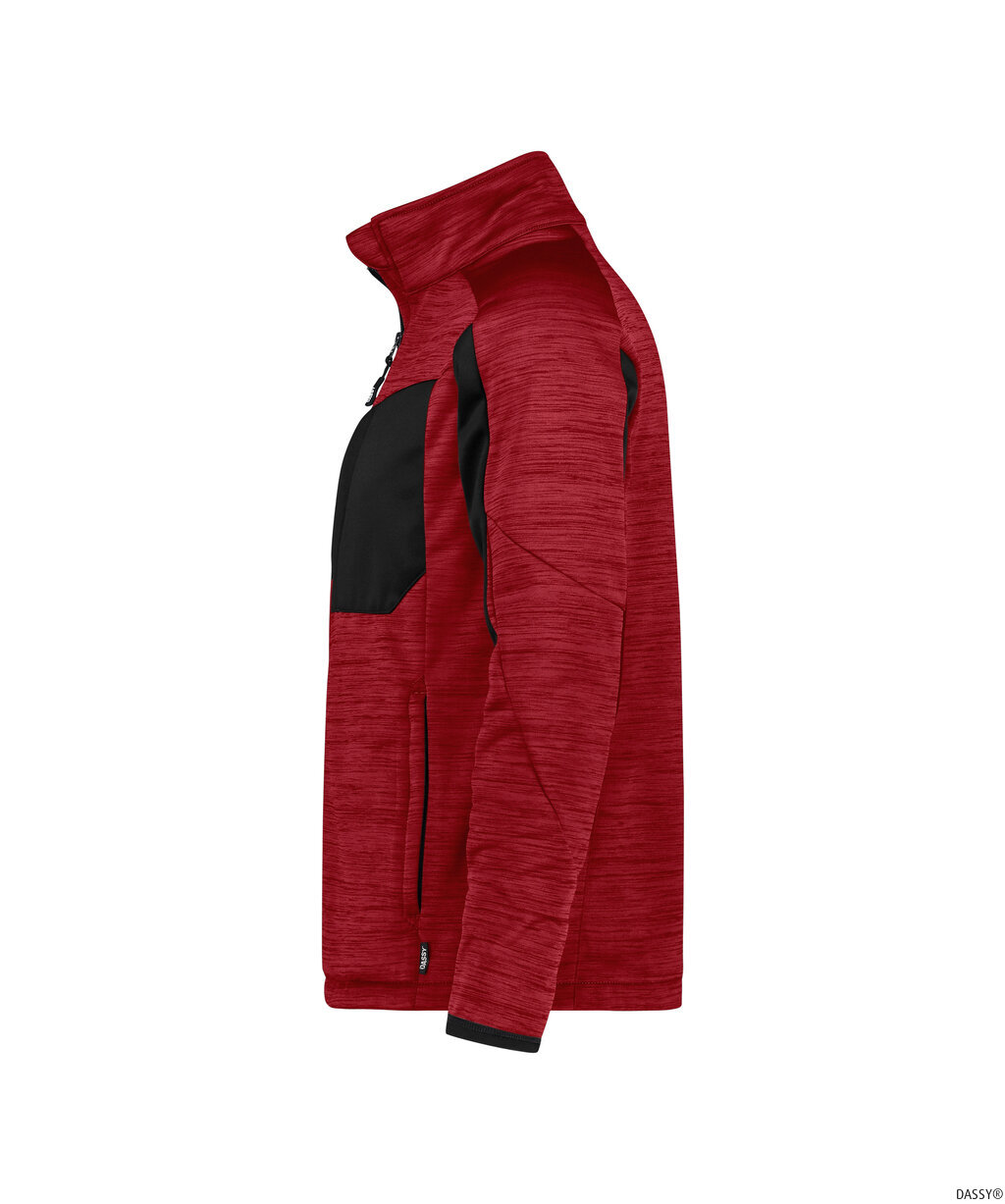 DASSY-Kälteschutz, Midlayer Jacke, CONVEX NEXT, rot/schwarz