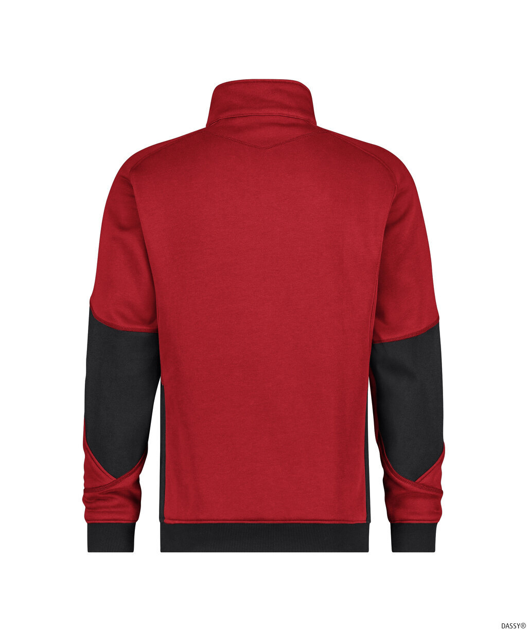 DASSY-Kälteschutz, Sweatshirt, Velox NEXT, rot/schwarz