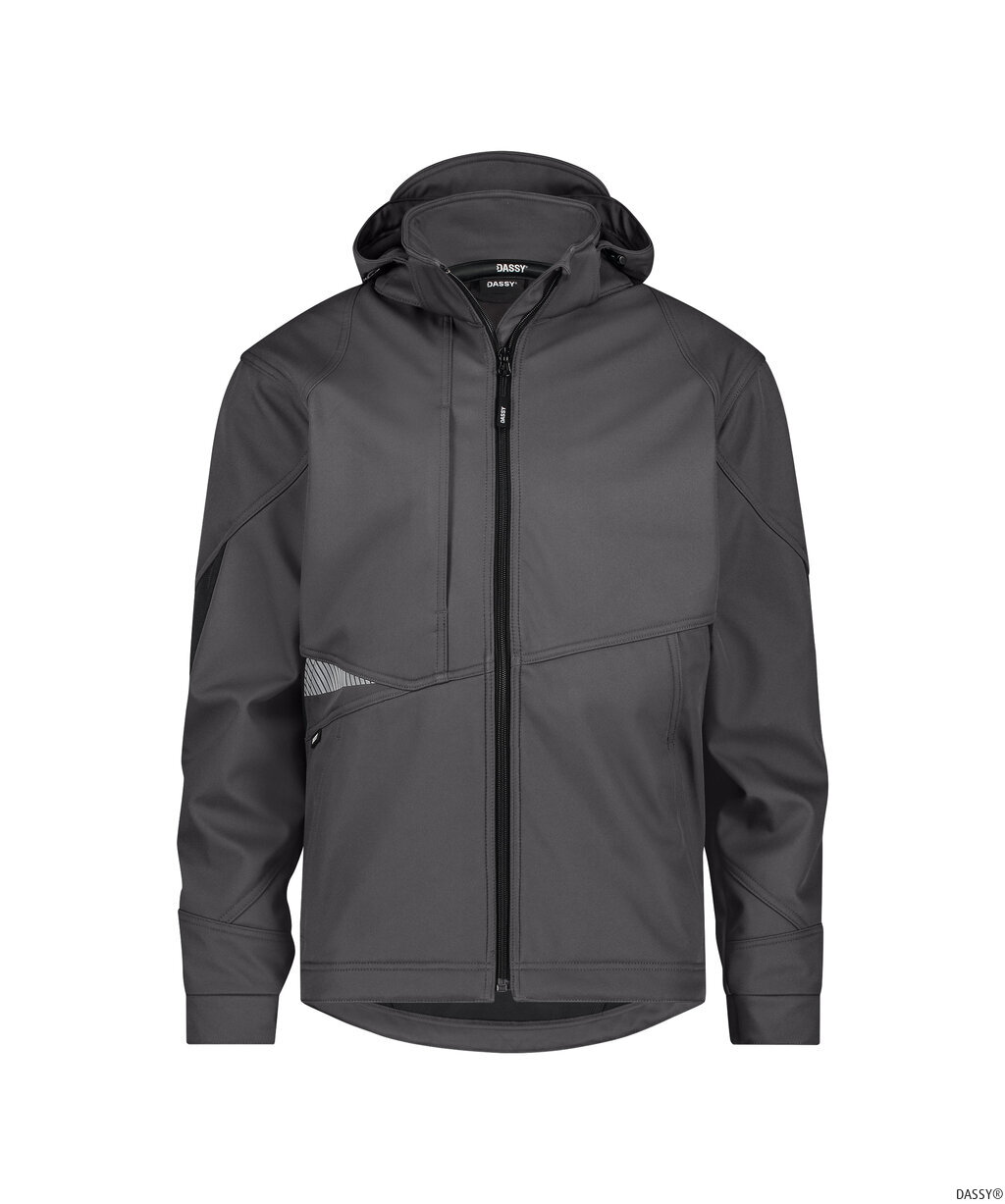 DASSY-Kälteschutz, Softshell-Jacke, GRAVITY NEXT, anthrazitgrau/schwarz