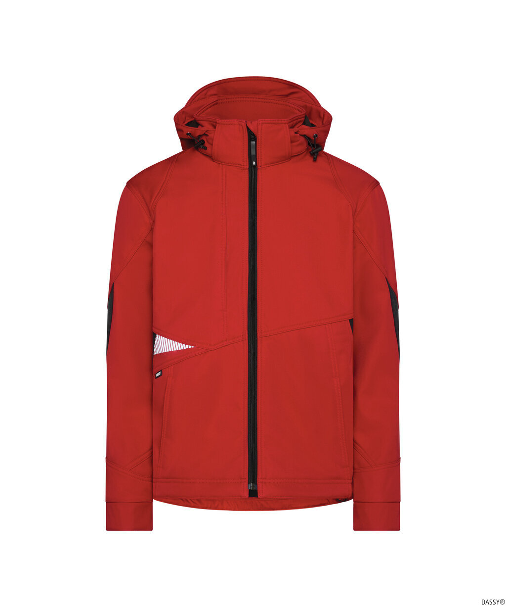 DASSY-Kälteschutz, Softshell-Jacke, GRAVITY NEXT, rot/schwarz