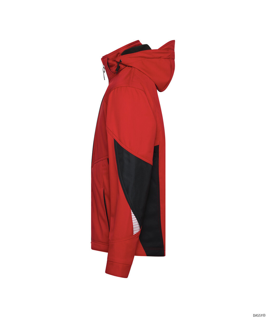 DASSY-Kälteschutz, Softshell-Jacke, GRAVITY NEXT, rot/schwarz