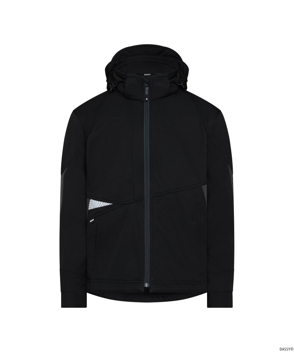 DASSY-Kälteschutz, Softshell-Jacke, GRAVITY NEXT, schwarz/anthrazitgrau