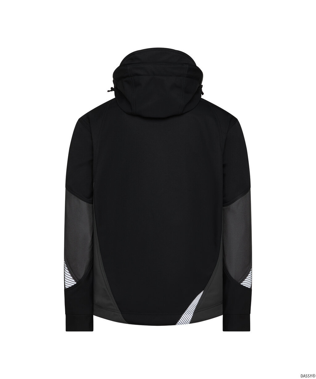 DASSY-Kälteschutz, Softshell-Jacke, GRAVITY NEXT, schwarz/anthrazitgrau