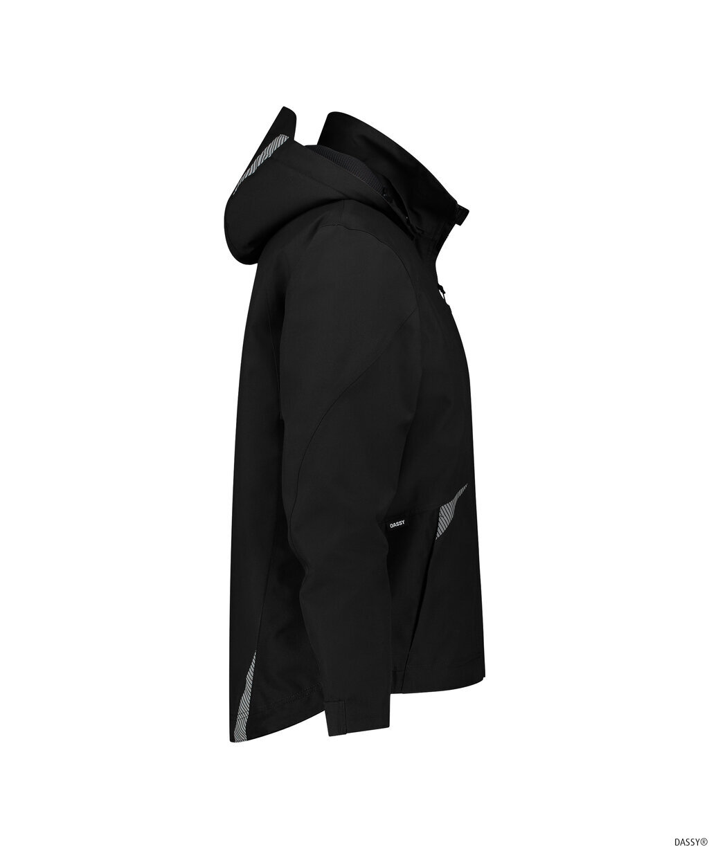 DASSY-Kälteschutz, Wasser- und winddichte Arbeitsjacke, HYPER NEXT, schwarz