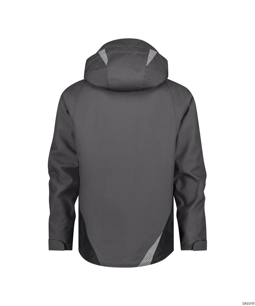 DASSY-Kälteschutz, Wasser- und winddichte Arbeitsjacke, HYPER NEXT, anthrazitgrau/schwarz