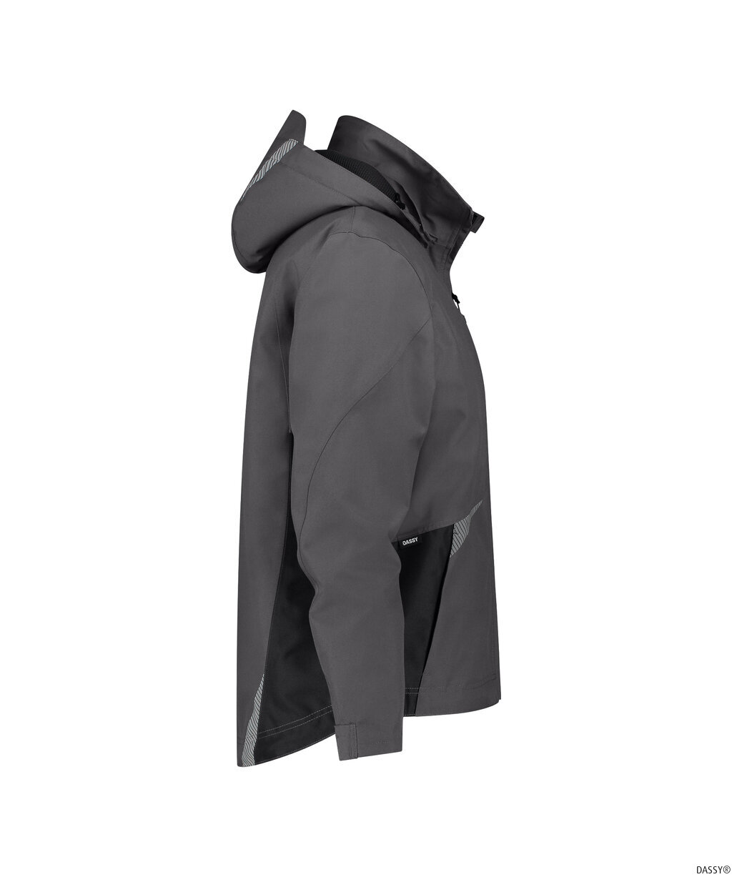DASSY-Kälteschutz, Wasser- und winddichte Arbeitsjacke, HYPER NEXT, anthrazitgrau/schwarz