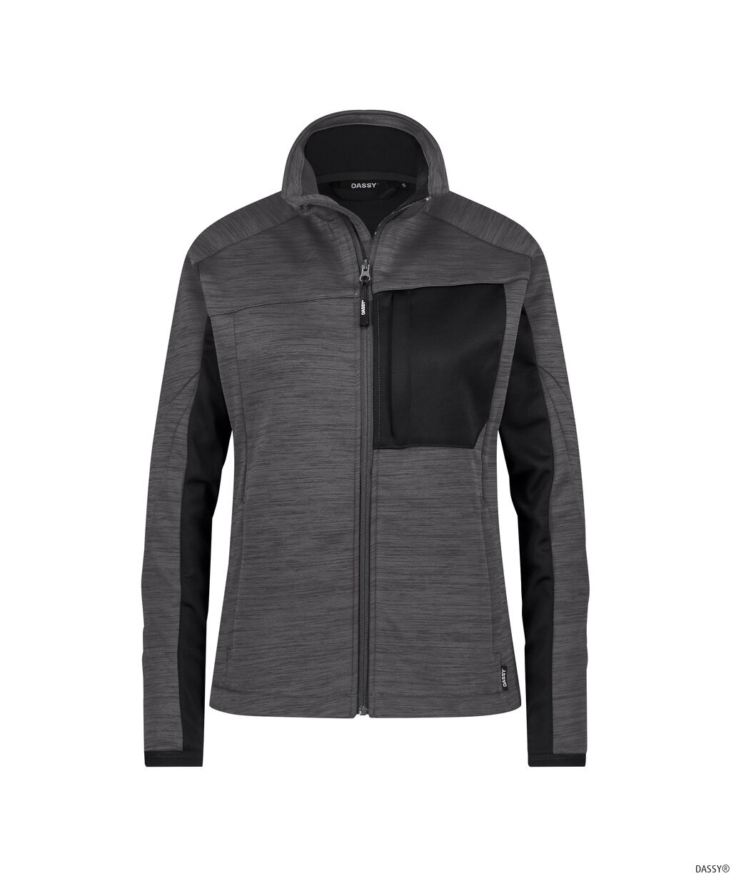 DASSY-Kälteschutz, Damen-Midlayer Jacke, CONVEX NEXT, anthrazitgrau/schwarz