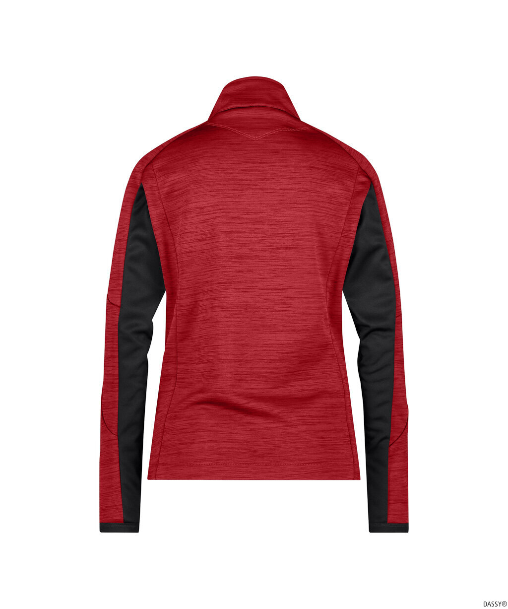 DASSY-Kälteschutz, Damen-Midlayer Jacke, CONVEX NEXT, rot/schwarz