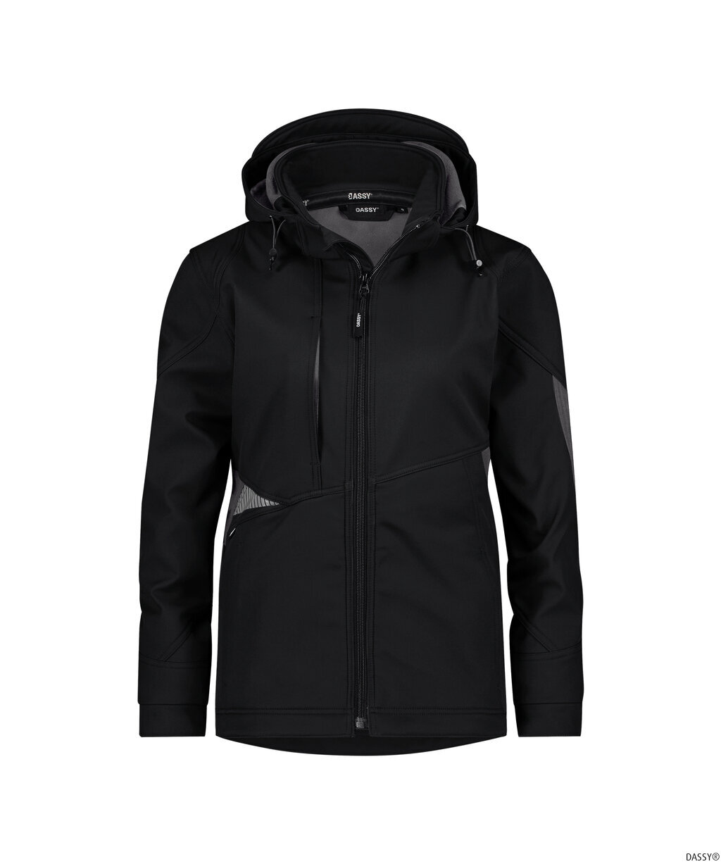 DASSY-Kälteschutz, Damen-Softshell-Jacke, GRAVITY NEXT, schwarz