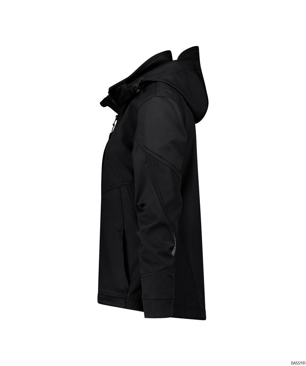 DASSY-Kälteschutz, Damen-Softshell-Jacke, GRAVITY NEXT, schwarz