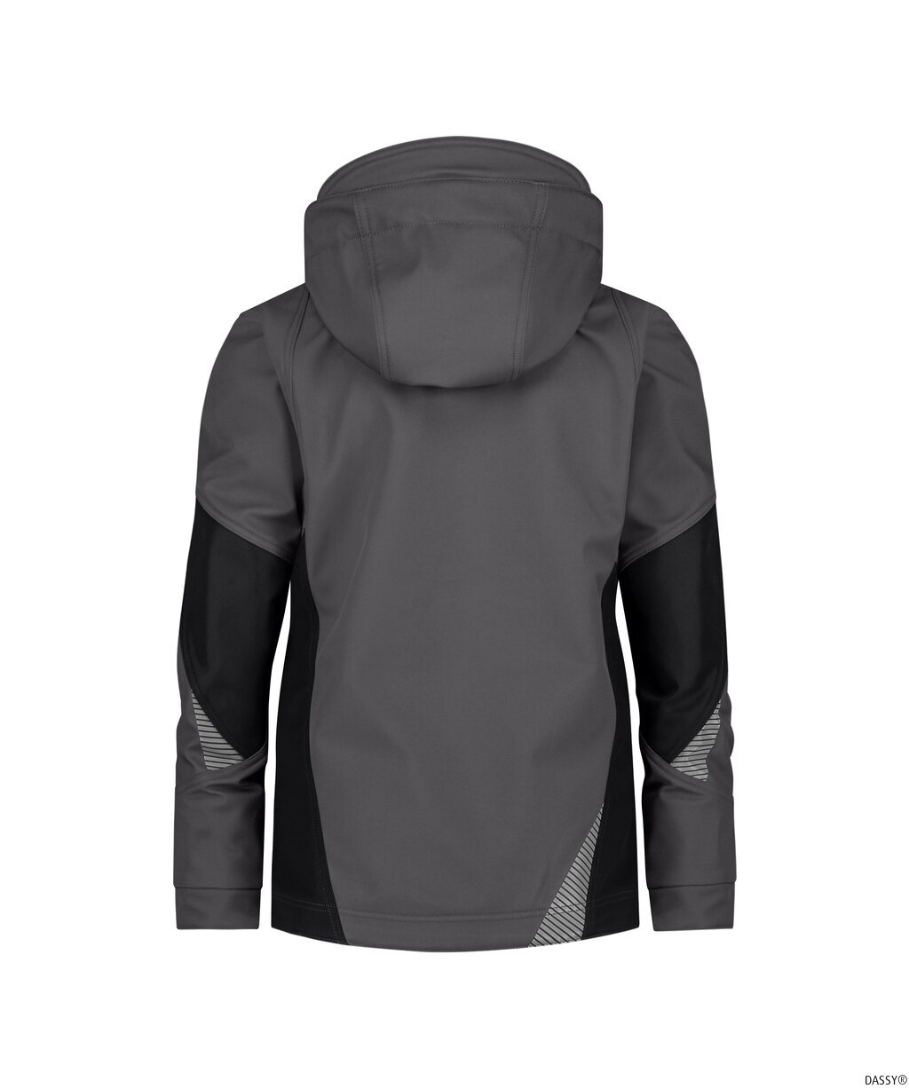 DASSY-Kälteschutz, Damen-Softshell-Jacke, GRAVITY NEXT, anthrazitgrau/schwarz