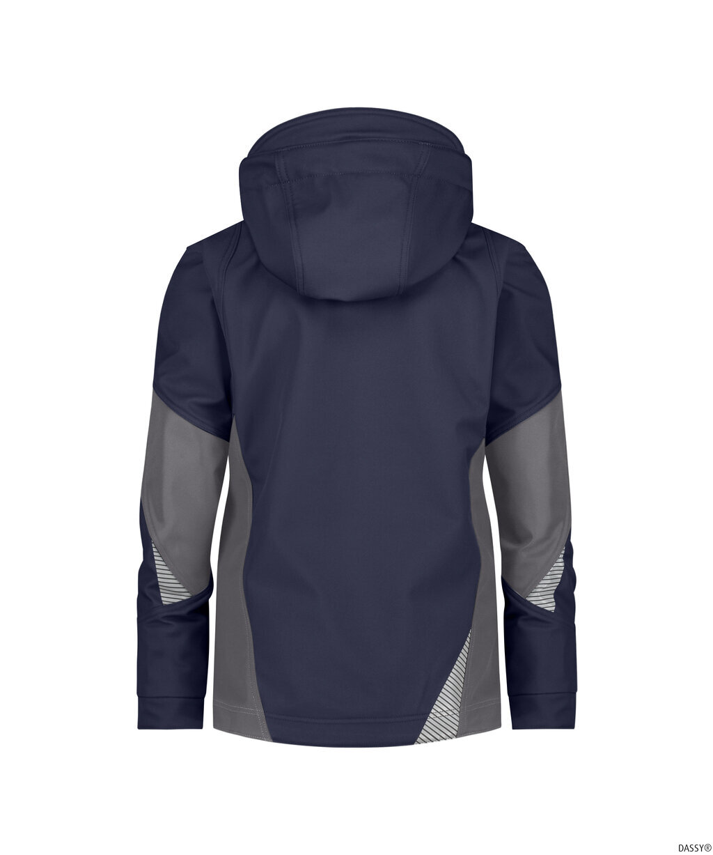 DASSY-Kälteschutz, Damen-Softshell-Jacke, GRAVITY NEXT, nachtblau/anthrazitgrau
