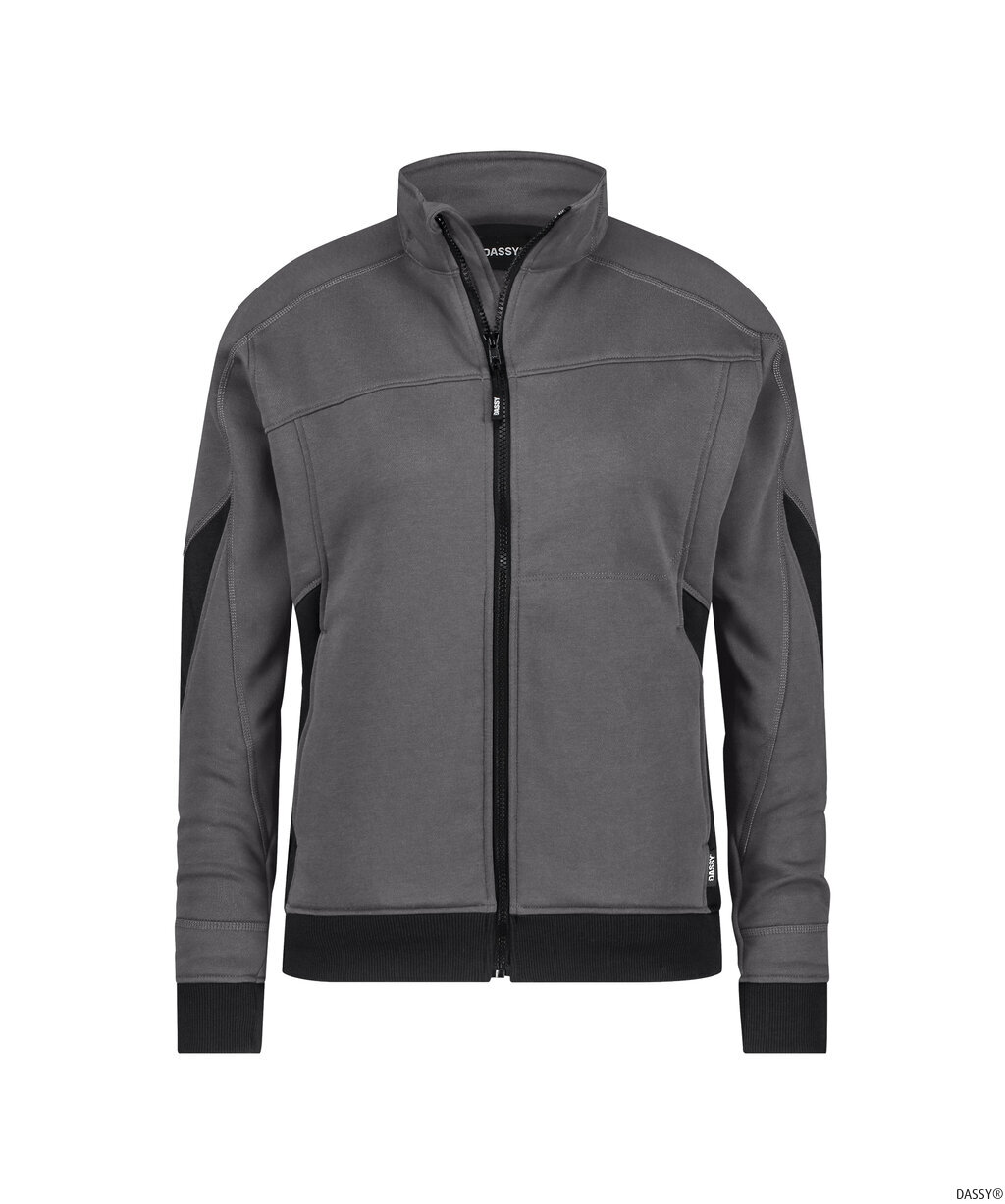 DASSY-Kälteschutz, Damen-Sweatshirt für Damen, VELOX NEXT, anthrazitgrau/schwarz