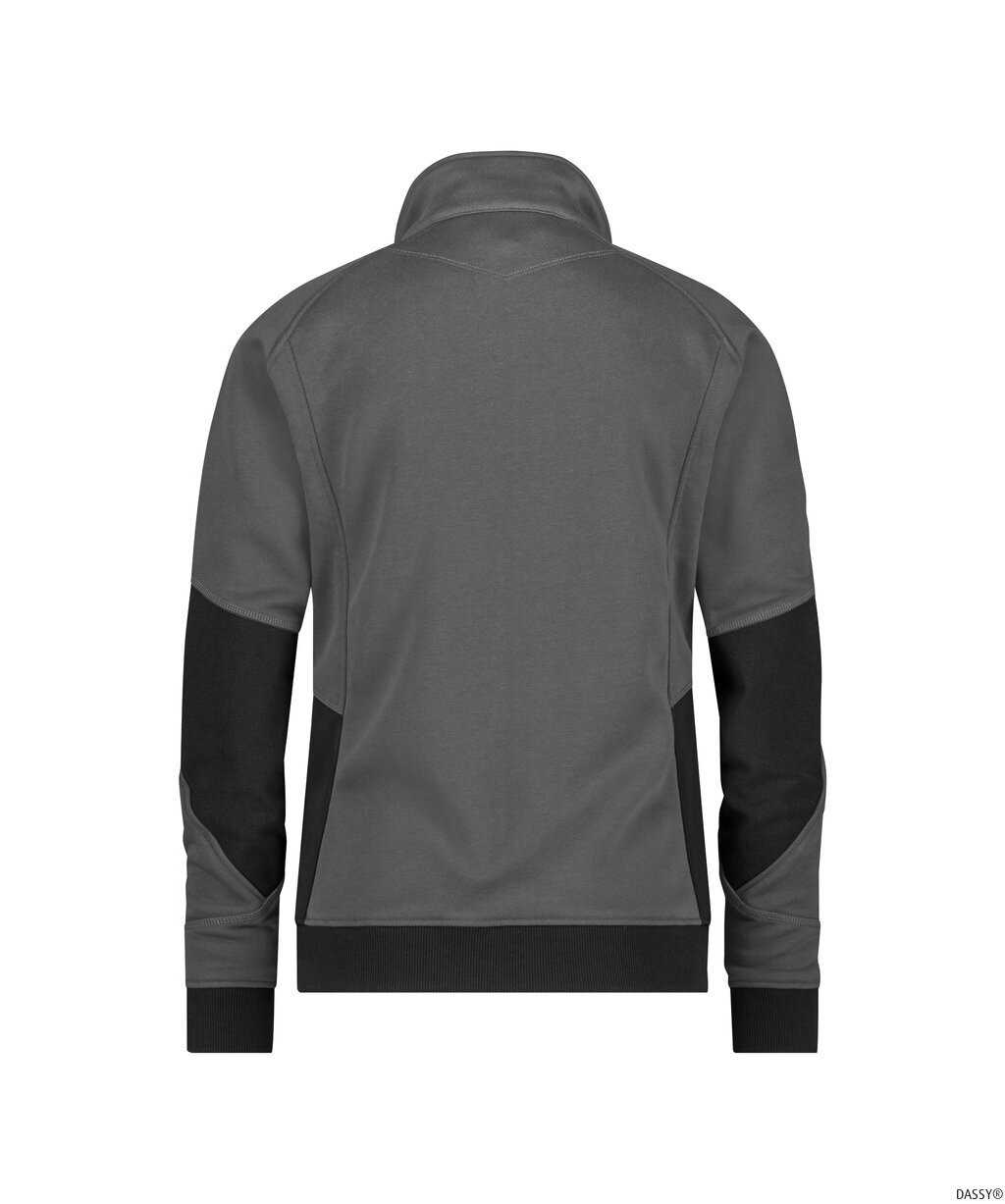 DASSY-Kälteschutz, Damen-Sweatshirt für Damen, VELOX NEXT, anthrazitgrau/schwarz