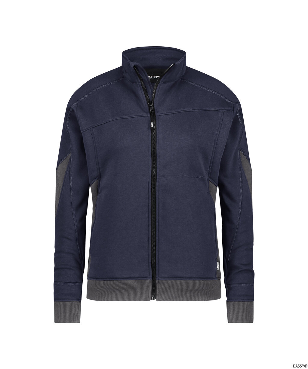 DASSY-Kälteschutz, Damen-Sweatshirt für Damen, VELOX NEXT, nachtblau/anthrazitgrau