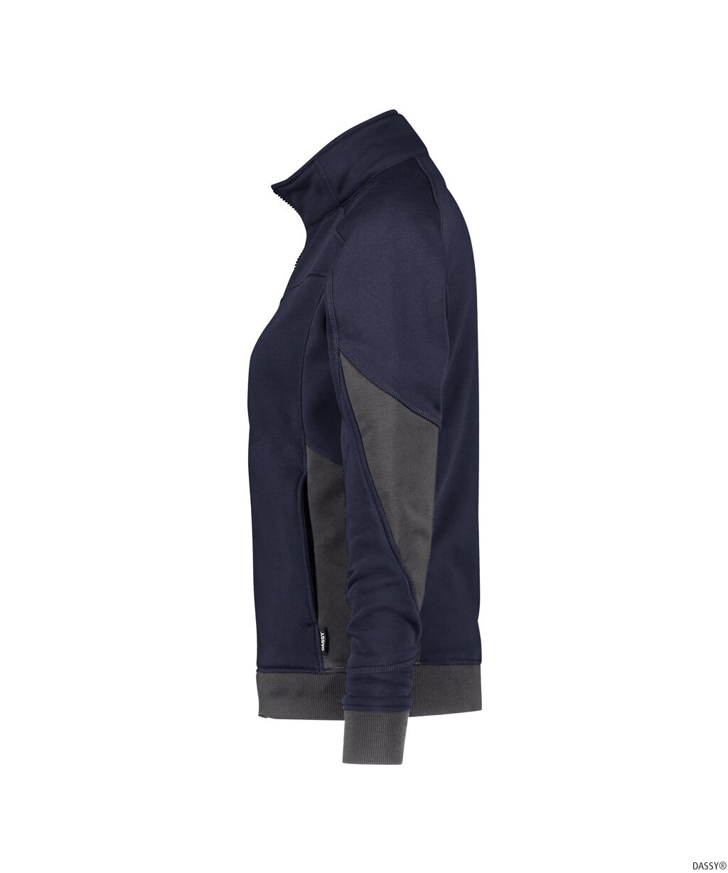 DASSY-Kälteschutz, Damen-Sweatshirt für Damen, VELOX NEXT, nachtblau/anthrazitgrau