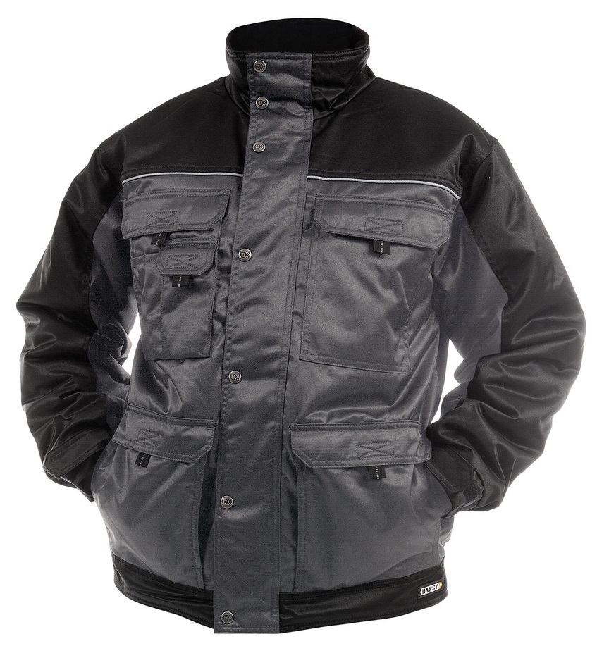 DASSY-Kälteschutz, Winterjacke TIGNES,  grau/schwarz