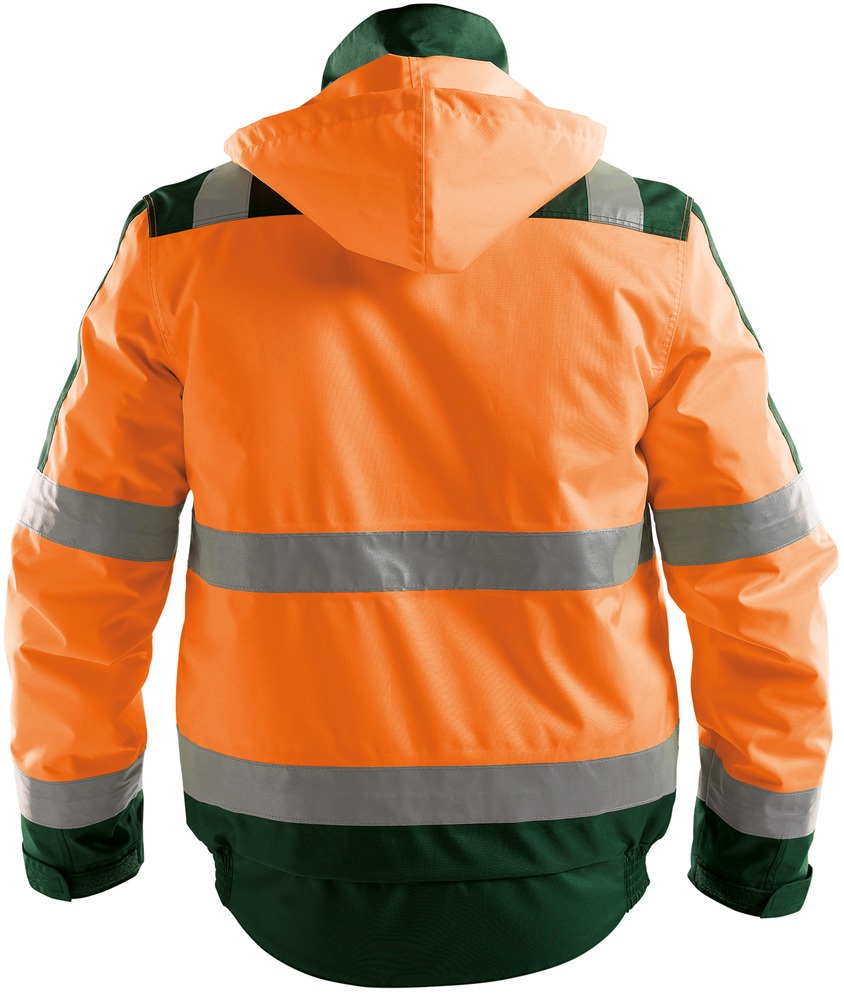 DASSY-Warnschutz, Winter-Warn-Jacke LIMA,   orange/grün
