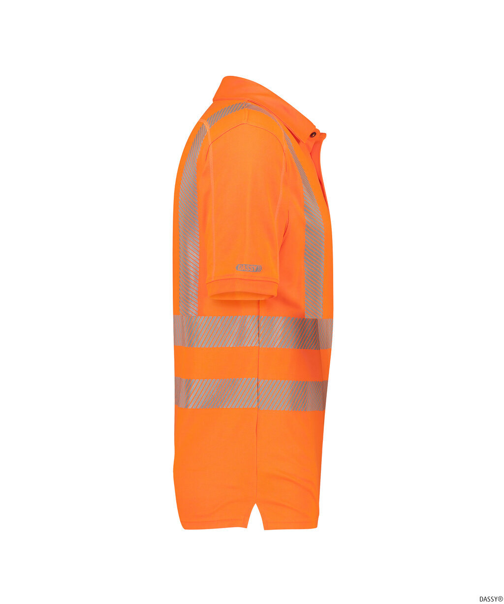 DASSY-Warnschutz, Warn-UV-Poloshirt BRANDON, orange