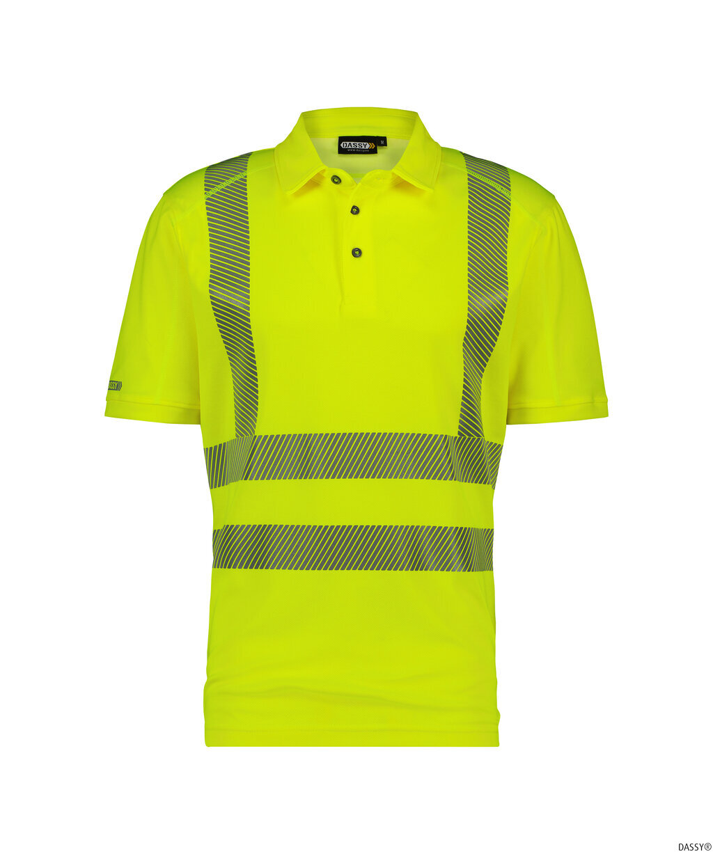 DASSY-Warnschutz, Warn-UV-Poloshirt BRANDON, gelb