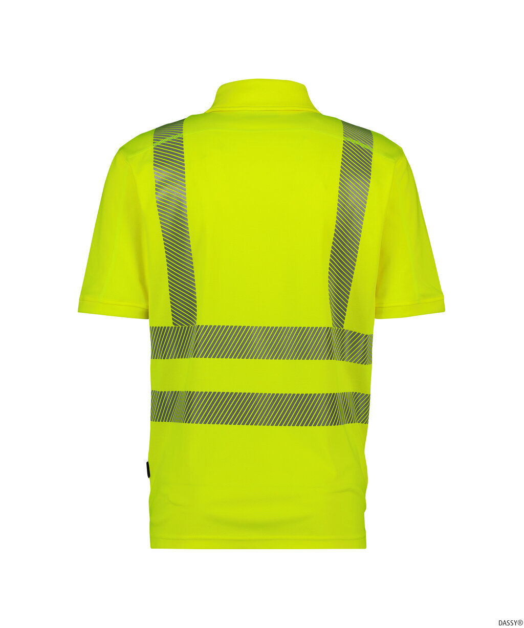 DASSY-Warnschutz, Warn-UV-Poloshirt BRANDON, gelb