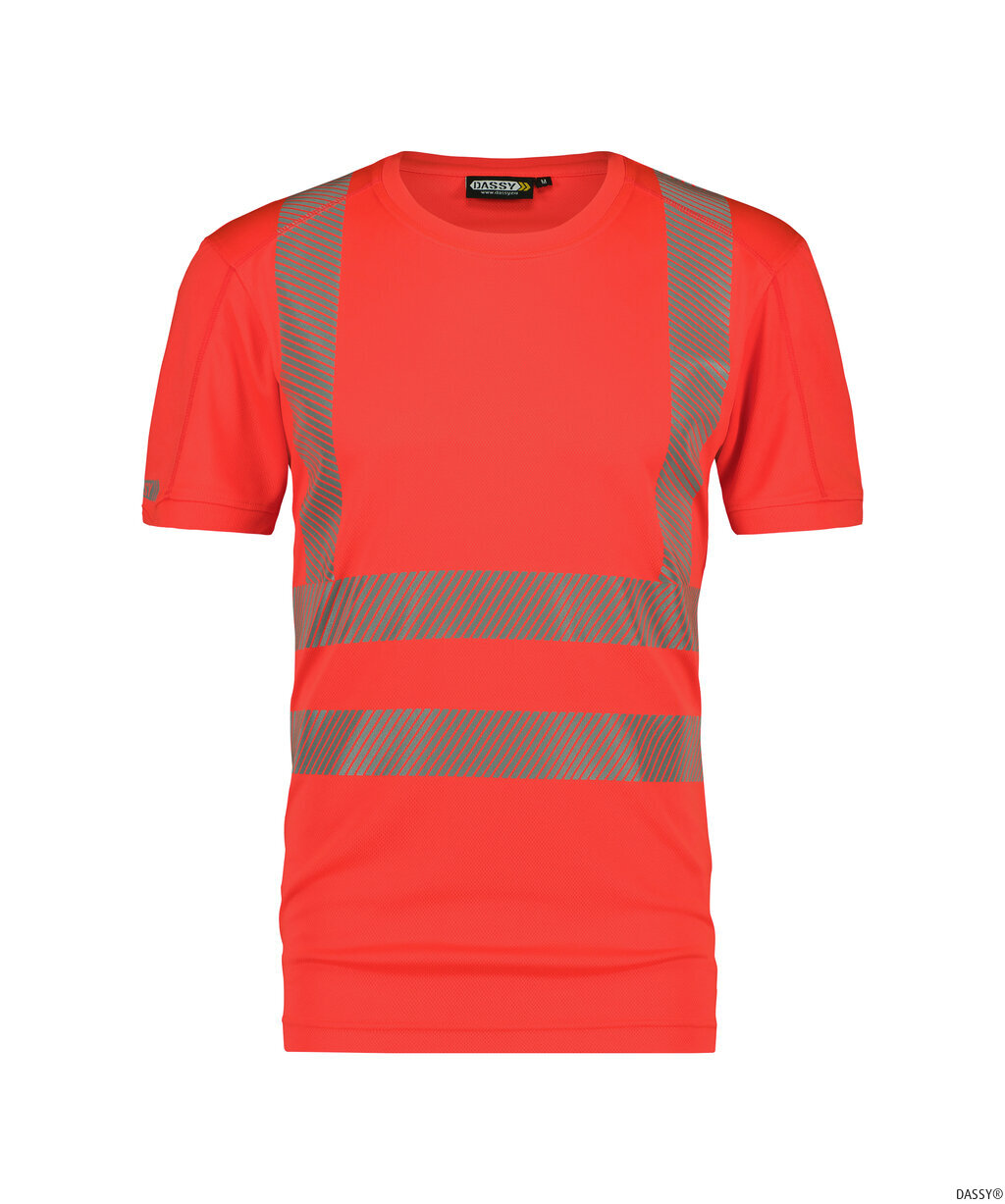 DASSY-Warnschutz, Warn-UV-T-Shirt CARTER, rot