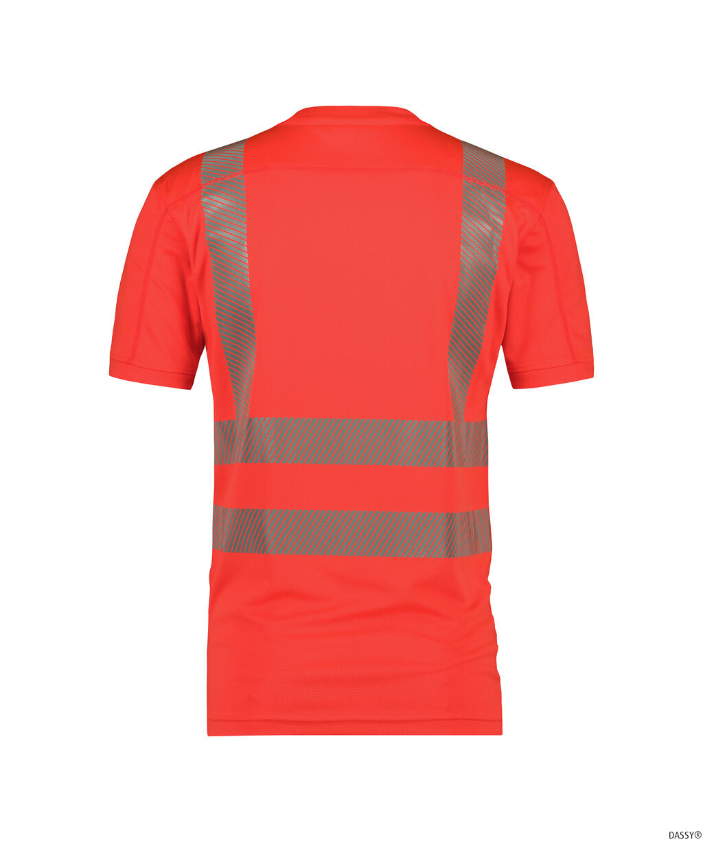 DASSY-Warnschutz, Warn-UV-T-Shirt CARTER, rot