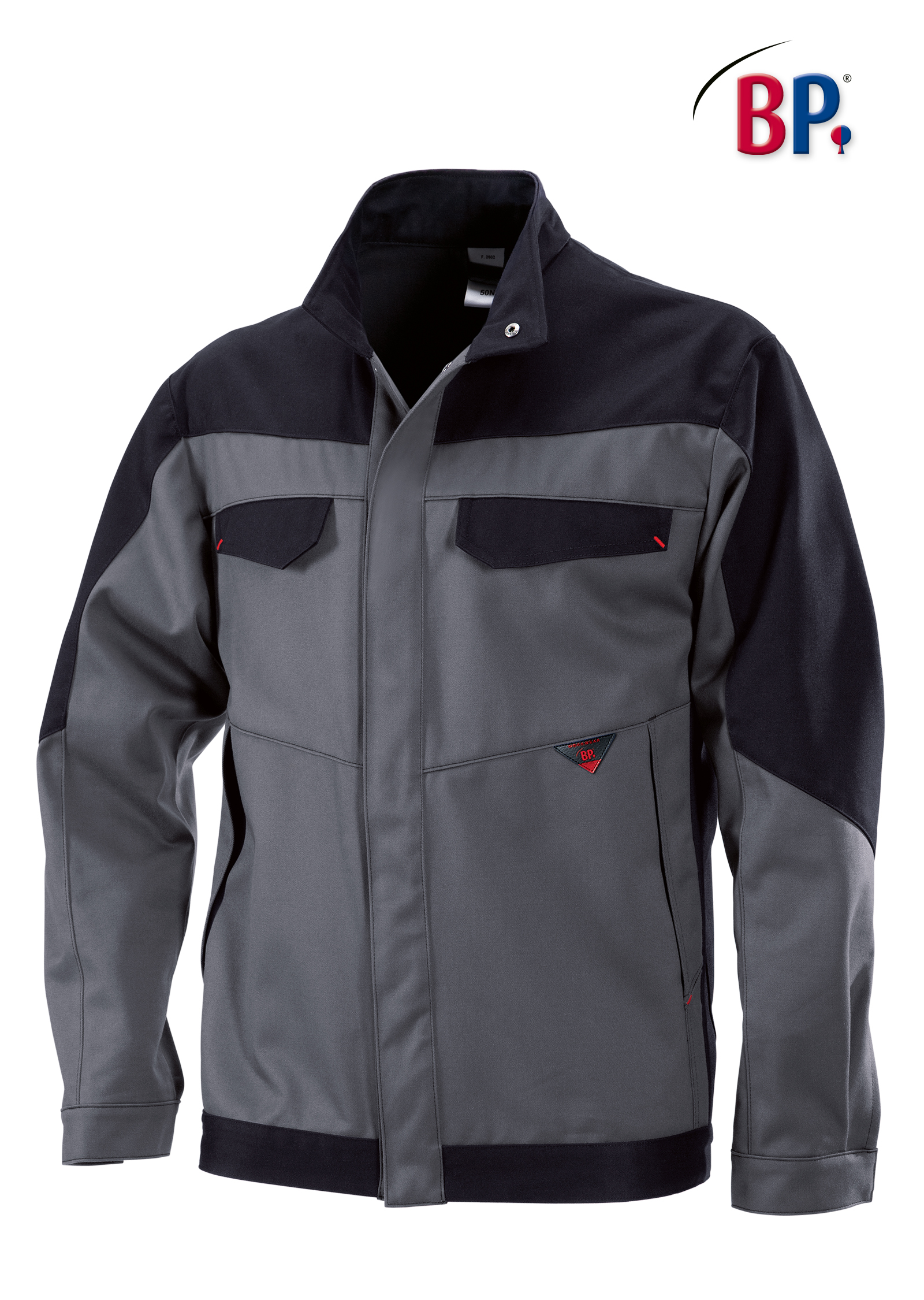 Gr.44/46N BP Schweißerschutz-Blouson-Arbeits-Schutz-Berufs-Jacke, Welder`s Protection, MG430, dunkelgra